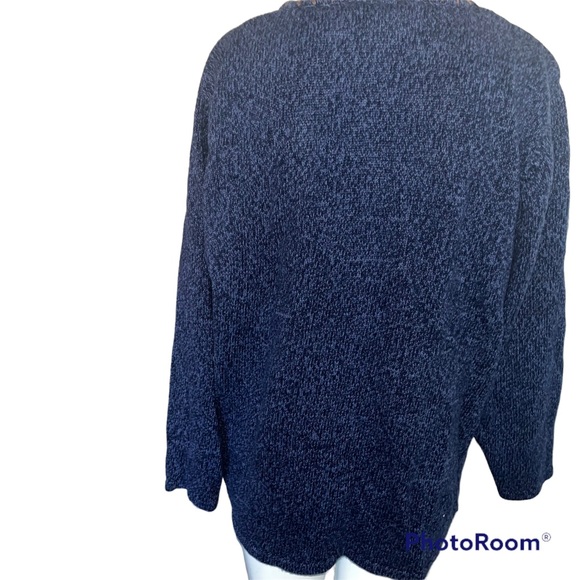 Women’s Navy blue fall sweater size 1X - Picture 5 of 16